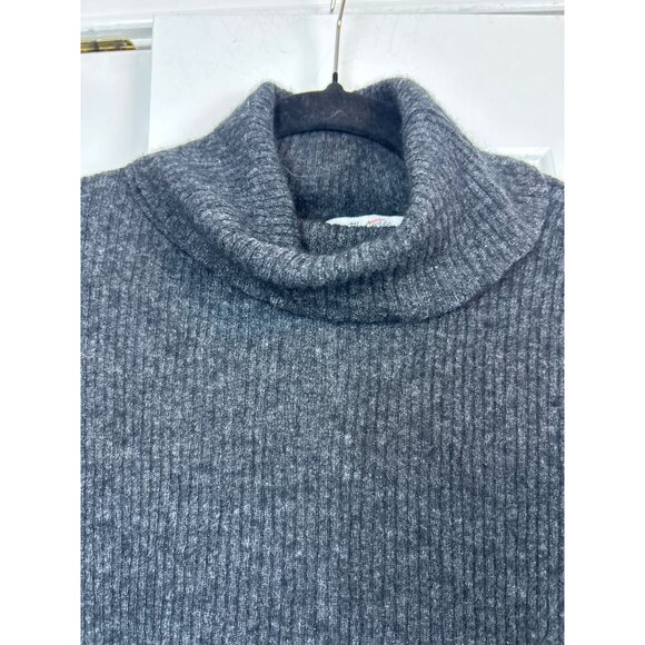 Madewell Dark Gray Turtleneck Sweater Dress - Picture 5 of 9